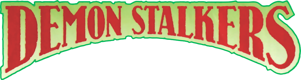 Demon Stalkers logo for Commodore 64